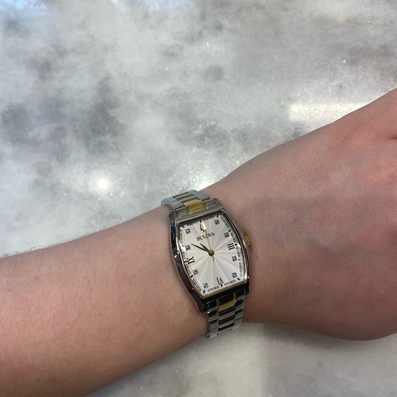 Ladies Bulova Quartz Two-Toned Watch - Picture 3 of 8